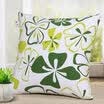 Ivy pillow sofa pillow back pad car pillow core cotton core cloth office home home textile bed butterfly green 46X46CM