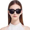 Wei Gou&39s VEGOOS 9073 polarized sunglasses female models fashion face frame big frame driving mirror glasses sunglasses transparent frame mirror mercury