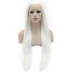 Iwona Synthetic Hair Lace Front Long Straight Black Wig