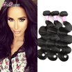 Brazilian Virgin Hair Body Wave 7A Unprocessed Virgin Hair Natural Dark Cheap Human Hair 3 Bundles 100G Bundles Annabelle Hair
