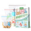 Easy to excellent home antibacterial dense bags baby travel items storage bags baby bottles fresh food bags large&small 60 green combination