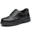 Old housekeeper LAOGUANJIA LG-005 labor insurance shoes male anti-smashing anti-slip work shoes black 42 yards