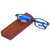 Sunset red anti-blue reading glasses men&women universal young fashion high-definition coated resin lens JX6018 100 degrees