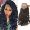 360 Lace Frontal Brazilian Virgin Body Wave With Baby Hair Human Hair Lace Band Frontal Closure Dhl Ups Free Shipping