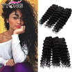 Grade 8A Virgin Peruvian Hair Bundles 3 Bundles YYONG Hair Products Peruvian Deep Wave Virgin Hair Cheap Hair Weave Bundles