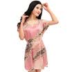 Jingdong Supermarket Shanghai Stories STORY Of SHANGHAI Silk Pajamas Women&39s Short Sleeve Sleep Skirt Summer Silk Silk Home