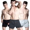Nanjiren 3 Mens Underwear Comfortable Cotton Boxer Loose Casual Breathable Pajama Pants