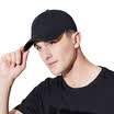 Carmen Kenmont km-3487 summer male solid color curved eaves cotton baseball hat outdoor leisure youth summer wash old duck cap black