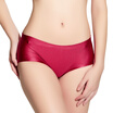 Ms Tuo Mu underwear solid color skin care trace texture of a piece of hip-shaped briefs N7620 red wine