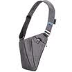 NIID FINO mens fitness Messenger bag sports&leisure backpack hiking riding shoulder bag multi-function small pockets chest bag gun bag digital storage bag left hand gray