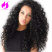 Amethyst 2017 Top Selling Virgin Brazilian Human Hair Wigs 150 Density Kinky Curly Full Lace Wigs For Black Women