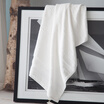 LENCIER LENCIER bath towel home textile five-star hotel cotton thick bath towel soft absorbent cotton baby bath towel pure white 500g 140 70cm