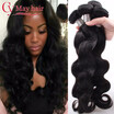 New Arrival Malaysian Virgin Hair Body Wave 4 Bundles Cy May Hair Malaysian Body Wave Weft Human Hair Weaves Bundles 4pcslot
