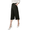 Antarctic nanjiren casual pants female simple wild wide leg pants fashion nine pants pants female black XL 17082