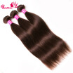 Cheap Bettehair 100 unprocessed Brazilian Virgin 3bundles STRAIGHT Human Hair 2 Dark Brown Color