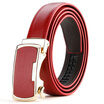 Seven wolves belts ladies&39 own life cowboy wild automatic buckle ladies belt fashion belt leather belt pants female 7A327114000 red