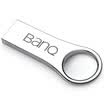 banq F8 16GB waterproof shock metal flash disk boutique version of snow silver