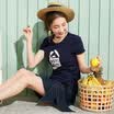 Semir summer Semen summer Korean round neck T fun printing primer shirt 12216000043 dark blue M