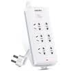 Effective deli 3994 new national standard anti-overload 6 3m control switch socket plug plug board wiring board row plug drag board