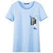 Semir summer body rounded round neck round straight necklace girls shirt T-shirt 19037000206 bleached L