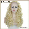 Lace Frontal Wig Synthetic Curly Half Wigs Synthetic Hair For Black Women Long Blonde Synthetic Wig High Density With Baby Hair