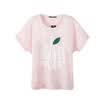 Semir Semir short sleeve T-shirt half-sleeved shoulder casual letter creative print T-shirt 19037000605 pink M