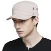 Lan Shiyu M0200 baseball cap men flat roof cap cotton army hat beige