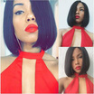 Glueless Lace Front Human Hair Wigs For Black Women Short Bob Wigs Brazilian Human Hair Bob Lace Front Wig