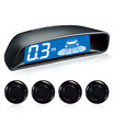 Iron general steelmate car reversing radar after 4 probe general models apply - ordinary black