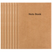 Guangbo 8 Pack 60 A5 Kraft NotepadOffice Soft CopyDiary GBR0752