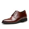 Yicki EGCHI Dress shoes men&39s business casual fashion wear-resistant shoes 9614 black 42