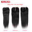 Allrun Brazilian Straight Hair Lace Closure 44 Brazilian Virgin Hair Closure Brazilian Straight Virgin Hair Lace Closure