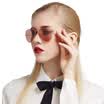 Jimmy Orange new sunglasses colorful men&women tide couple models toad sunglasses shade round face big frame driving glasses J7232SBUTL light blue small section