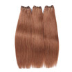 Free Shipping Mix Length 3pcs Bundles Hair Virgin Brazilian Remy Hair Weave Straight Auburn Weave Extensions Weft