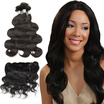 Brazilian Lace Frontal Closure With Bundles Brazilian Body Wave Hair Bundles With Lace Frontals Ear To Ear Lace Frontal Closure