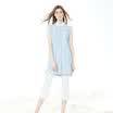Wan Dian clothing WANDIAN long paragraph shirt female fresh thin sleeveless jacket 1162S02081 M
