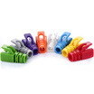 AMPCOM AMCOM AMHTRD30 crystal head jacket environmental protection material super five class six unshielded shielded cable connector protective cover red 30