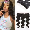 8A Cheap Lace Frontal With Virgin Hair 13X4 Full Ear To Ear Brazilian Lace Frontal Closure Brazilian Body Wave Frontal Hair Piece