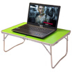 New Yuechang outdoor portable folding small table large notebook computer desk learning desk bed desk dormitory lazy folding table apple green ZL64