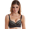 City beauty 58 cup thin section bra lace edge gather weeks underwear 095919 black 75B