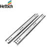 Hettich drawer track slide rails locker cabinets three rails rail chute silent thick 18 inch steel color a pair of two