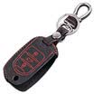 Huashi Toyota Highlander key bag hand sewing smart two-button black special steam key set keychain