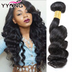 8A Unprocessed Brazilian Loose Wave Virgin Hair 3 Bundles Cheap Human Hair Weave YYONGhair Company Brazilian Hair Weaving