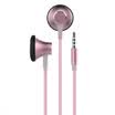 Coolpad Subwoofer Metal Earphone Earphone With Microphone Wired Phone Headset Apple iPhone5 6S iPad Universal C81 Rose Gold