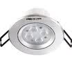 NVC NVC Lighting LED Spotlight Downlight Ceiling Light Aluminum Silk Silver 5W White White 6000K Open 9-95cm