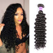 One Bundle Virgin Brazilian Deep Wave Deep Wave Brazilian Hair Extension Human Virgin Brazilian Deep Curly Virgin Hair