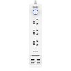 Huntkey Huntkey small U upgrade version of the new national standard child protection door diameter 10 4 hole USB charging 3 18 m socket row plug row plug