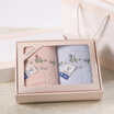 Gold towels towels two home textile&clothing gift boxed business labor insurance buy red bag blue blue 110g Article 74 33cm