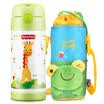 The United States Fisher snow cups male&female students stainless steel water cup children&39s handle straw including cup sets 320ML green
