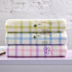Xin brand towel home textiles toot girl pure cotton towel towel 3 powder yellow blue 34 80cm 3 90g